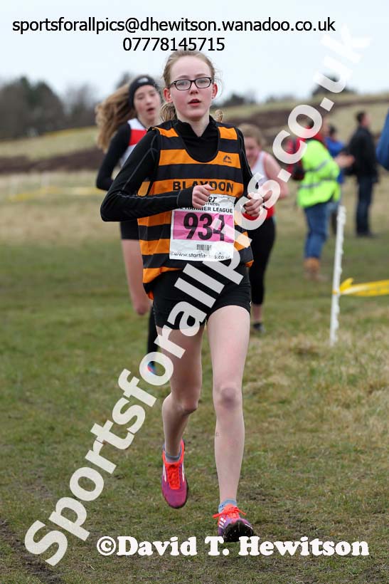 Girls under-15s Start Fitness NEHL, Wrekenton, Gateshead. Photo: David T. Hewitson/Sports for All Pics